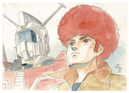 Tomonori Kogawa Hand-Drawn Color Illustration Space Runaway Ideon Yuki Cosmo / Ideon | Mandarake (Big Web)