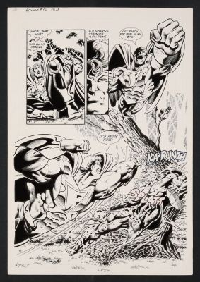 Original Art from Sludge #12 (1993) Page 11 Pencils by Aaron Lopresti, Inks by Gary Martin | mycomicshop.com