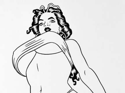 Roberto Baldazzini | Roberto Baldazzini - Illustrazione a inchiostro “Zelmira” - pubblicato - Page volante - Exemplaire unique | Catawiki