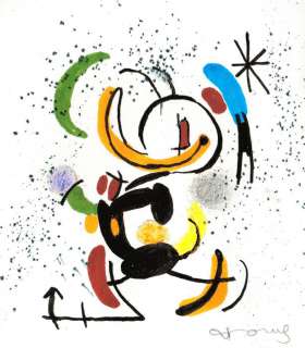 Tony Fernandez | Donald Duck Inspired By Joan Miró’s Art (1972) - Original Preliminary Painting - Tony Fernandez Signed - Acrylic Art - Original Artwork - No reserve! | Catawiki