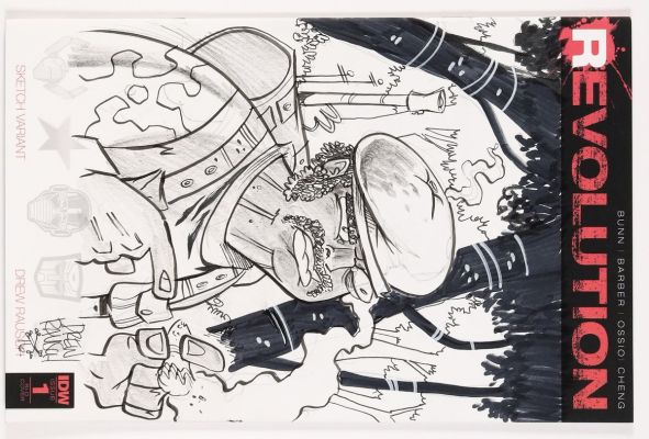 Drew Rausch | Stalker (GI Joe) Sketch by Drew Rausch on Revolution (2016 IDW) 1RI.D | mycomicshop.com