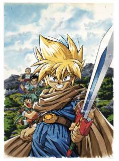 Junya Furusawa Hand-Drawn Color Illustration (Line-Art Is Printed) "The Legend Of Zelda: Oath Of Riruto" | Mandarake (Big Web)