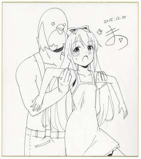 Satoru Matsubayashi Hand-Drawn Shikishi "Lolicon Phoenix" | Mandarake (Big Web)