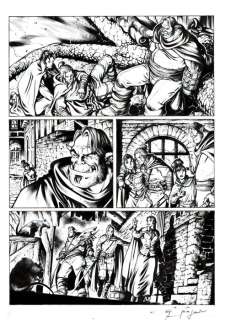 Gianluigi Gregorini - | Gianluigi Gregorini - Tavola Originale - Dragonero n. 31 "l’agonia di Yastrad" - (2015) | Catawiki