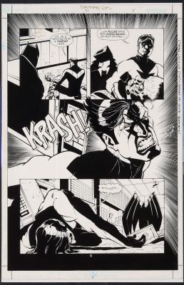 John Floyd | Original Art from Batman Gotham Knights #30 (2002) Page 5 Pencils by Roger Robinson, Inks | mycomicshop.com (Buy It Now)