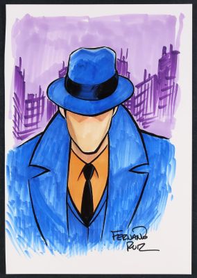 Fernando Ruiz | Question Sketch | mycomicshop.com