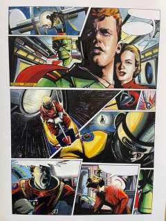 Martin Baines | Martin Baines - Dan Dare - Original colour page - Dan Dare Pilot of the Future - (2006) | Catawiki