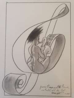 Barbe | Barbe - Dessin original - Clé de Sol - (1985) | Catawiki