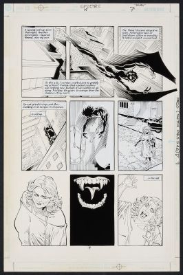 Craig Hamilton | Original Art from The Spectre #14 (2002) Page 7 Pencils by Craig Hamilton, Inks by Mark Lipka | mycomicshop.com (Buy It Now)