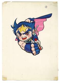 Gosaku Ota Hand-Drawn Color Illustration "Gamura Twist" | Mandarake (Big Web)