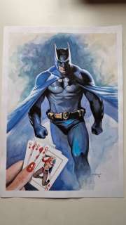 Heijink, John | Batman - -Originele tekening in kleur - Page volante - (2022) | Catawiki