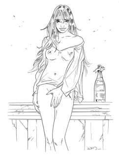 Jim (Terrasson, Thierry) | Original drawing  - Marie  - One Night in Rome | Catawiki