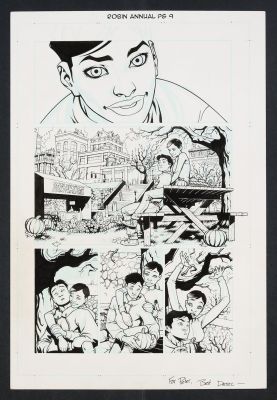 Derec Donovan | Original Art from Robin Annual #9 (2007) Page 9 Pencils and Inks by Derec Donovan | mycomicshop.com
