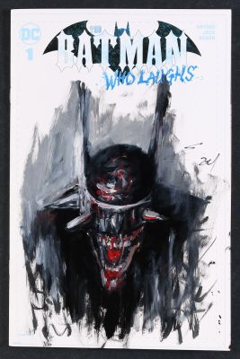 Esteban Salinas | Batman Who Laughs #1SCORPION.D (2019) Sketch Cover | mycomicshop.com (Buy It Now)