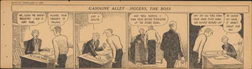 King - "Jiggers, The Boss", GASOLINE ALLEY, Daily Proofs (02/05-02/10/1940) NO RESERVE! | Russ Cochran