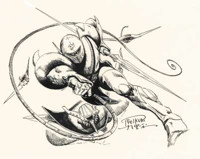 Ippei Kuri Hand-Drawn Illustration Space Knight Tekkaman Blade | Mandarake (Big Web)