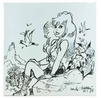 Walthéry. Illustration originale sur toile | BDEnchères