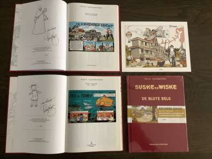 Marc Verhaegen En Paul Geerts | Suske en Wiske - 254, 272, 287A - Vierkleuren reeks Luxe - Tex en Terry’s, De blote Belg, De formidabele Fantast - Cartonné - EO - (1997/2005) | Catawiki