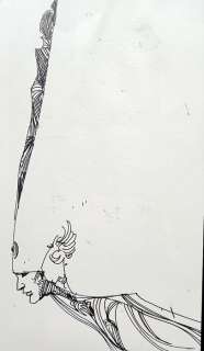 Sergio Toppi | Sergio Toppi - dibujo original | Catawiki