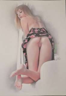 Jean Michel Calas | Jean Michel Calas - Dessin original pleine page "La rose sans épine" 29,7x42 - Page volante - Exemplaire unique - (2019) | Catawiki