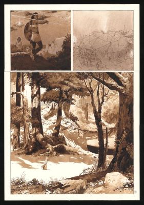 Christian Rossi | Le C?ur des Amazones, Planche originale n° | Daniel Maghen