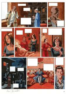 Ana Mirallès | Djinn, Le Trésor, planche originale à l’aquarelle pour cet album paru en 2004 chez Dargaud. | Septimus