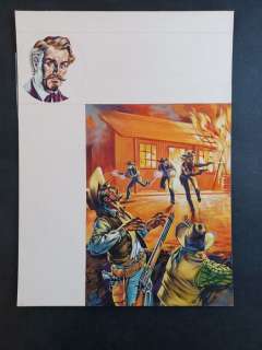 Dino Busett | Jeff Arnold n. 21 - Dino Busett - originale di copertina "Il Generale Wallace" - Page volante - Exemplaire unique - (1963) | Catawiki