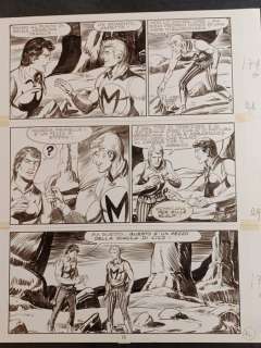 Castelli, Ferri | Zagor Zenith Gigante n. 226 - Castelli, Ferri - tavola originale"Il Ritorno di Supermike" - Page volante - Exemplaire unique - (1984) | Catawiki