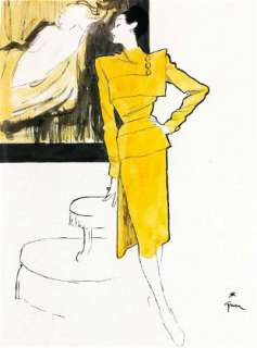 Gruau RenÃƒÂ¨ (1909-2004), Abito per Lanvin | Cambi Casa d’Aste