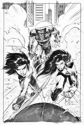 WOLVERINE Generation X-23 #8 ORIGINAL COVER ART (2026) - WOLVERINES VS. THE FACILITY! | Comix Art Studio