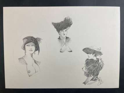 Leone Frollo | Leone Frollo - 1x illustrazione "Eleganze moderne" - Exemplaire unique | Catawiki