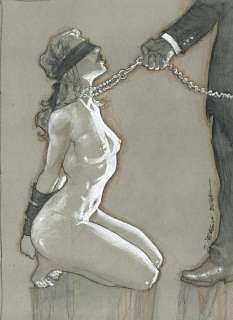 Bleda, Sergio | Bleda, Sergio - Original Drawing - Light in your body - Size: 28 x 21 cm - Original Artwork | Catawiki