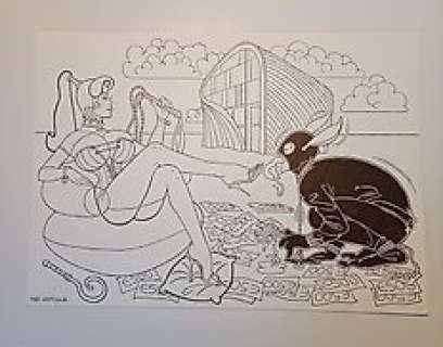 Max Capogna - AlulA BeBop - illustrazione per "A" Magazine (2007)