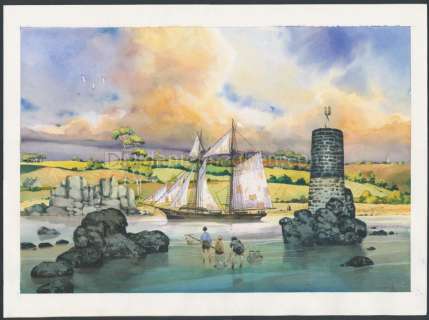 Emmanuel Lepage - Illustration originale - Les Voyages de Jules