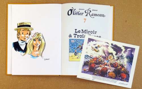 Dany | Olivier Rameau - T7 "Le miroir à trois faces" - TL Dédicacé - Cartonné (1997) | Catawiki