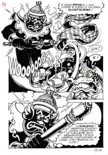 Magnus | La Compagnia della Forca n. 17 - Tavola originale - ’I Due Genii Siamesi" - Page volante - Exemplaire unique - (1978) | Catawiki