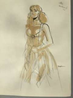 Meynet, Félix | Meynet, Félix - Dessin original - Élégance | Catawiki