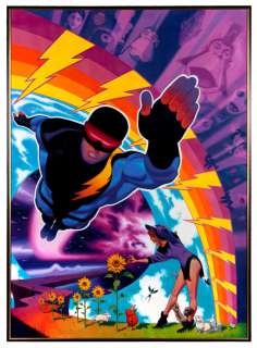 "NEXUS" ORIGINAL MURAL PAINTING FROM CAPITAL CITY DISTRIBUTIONS BY STEVE RUDE. | Hake’s