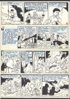 Bob de Moor - Planche Originale (P.6) - | Bob De Moor - Planche originale (p.6) - Les Aventures d’Oncle Zigomar/ De avonturen van Nonkel Zigomar - L’Empire des Taupes /Het Mollenrijk - (1955/2023) | Catawiki