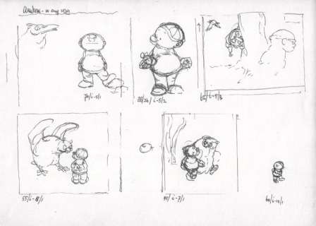 Dulieu, Jean | Dulieu, Jean - Originele schetstekening - Paulus de Boskabouter - (1979) | Catawiki