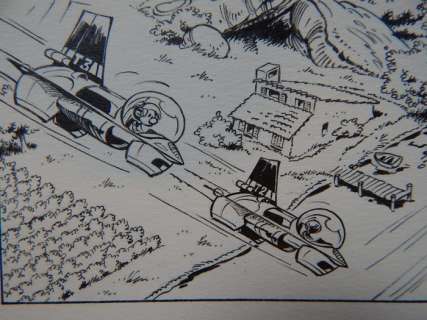 Seron, Pierre | Seron - Originele pagina (p.10) - Les petits hommes T21 / De Mini-mensjes 21 - Les 6 Clones / De 6 Klonen - (1986) | Catawiki