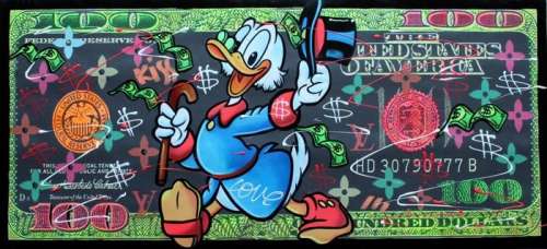 Gabriel Brisan | Uncle Scrooge - "How are you doing?" - 75 x 34 cm (2023) | Catawiki