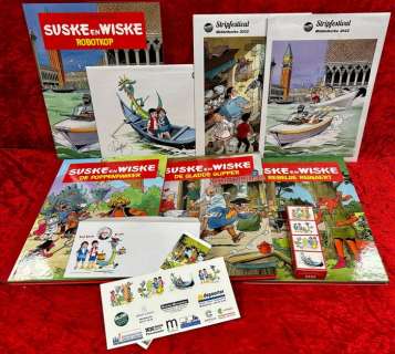 Willy Vandersteen / Paul Geerts | Suske en Wiske - Complete set grootformaat Middelkerke uitgaven 2022 - met opdrachttekeningen - Cartonné - EO - (2022) | Catawiki