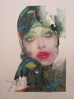 Casotto/Cagnetta | Casotto/Cagnetta - Original artwork “Visage de femme” | Catawiki