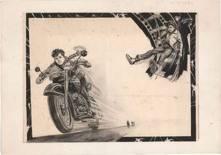 Shigeru Komatsuzaki Hand-Drawn Manuscript "Space Magic Castle" | Mandarake (Big Web)