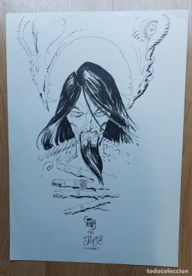 ENRIQUE COROMINAS : DIBUJO ORIGINAL - FIRMADO /DEDICADO LÁPIZ Y TINTA - DIN A 3 - 42 X 29,7 CM. | todocoleccion (Buy It Now)