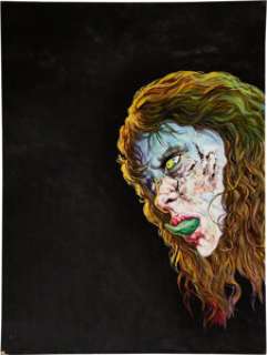 Basil Gogos Famous Monsters of Filmland #111 Exorcist Cover Original Art (Warren, 1974). Basil Gogos has the -