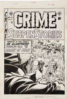 Johnny Craig Crime SuspenStories #12 Cover Original Art (EC, 1952). Johnny Craig showcases his mastery of - | Heritage