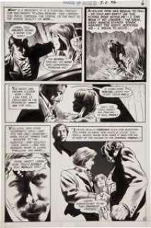 Bernie Wrightson House of Secrets #92 "Swamp Thing" Page 4 Original Art (DC, 1971). This evocative tale -