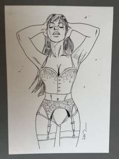 Jim | Jim - Dessin original - Une Nuit à Rome - Marie | Catawiki